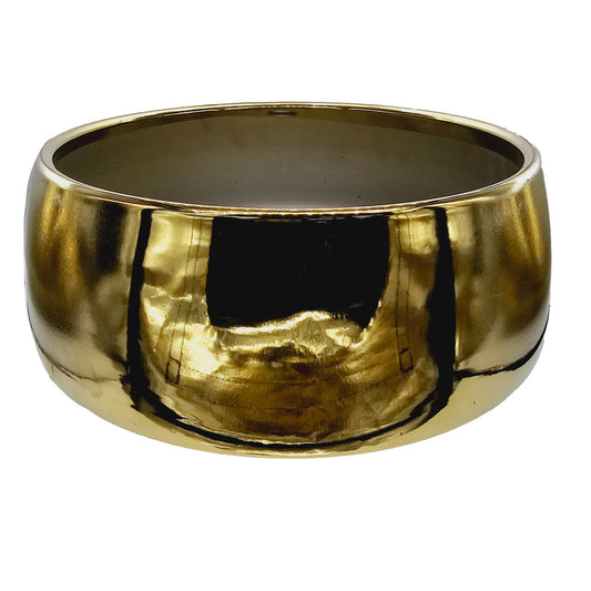 Golden Large Flower Pot #V109