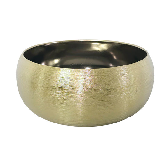 Big Round Golden Flower Pot #V138