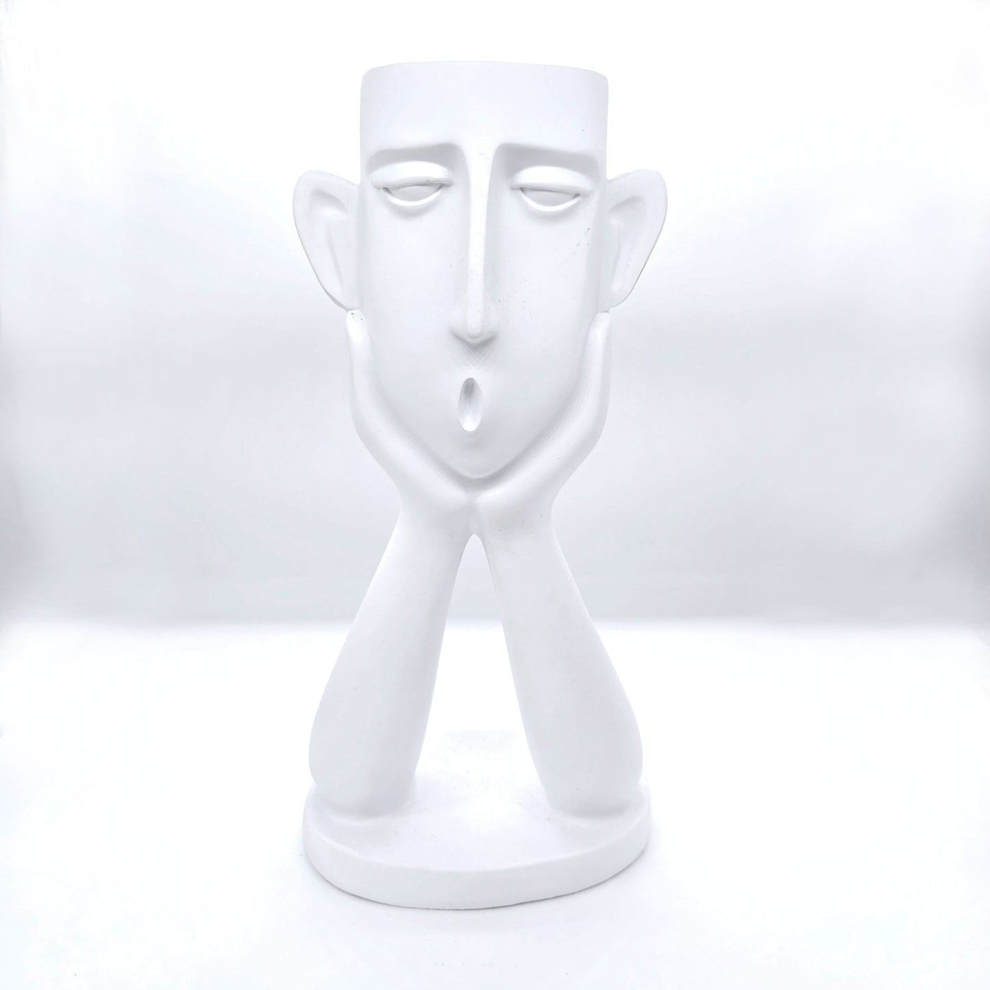 Ceramic Man Face Flower Vase #V13