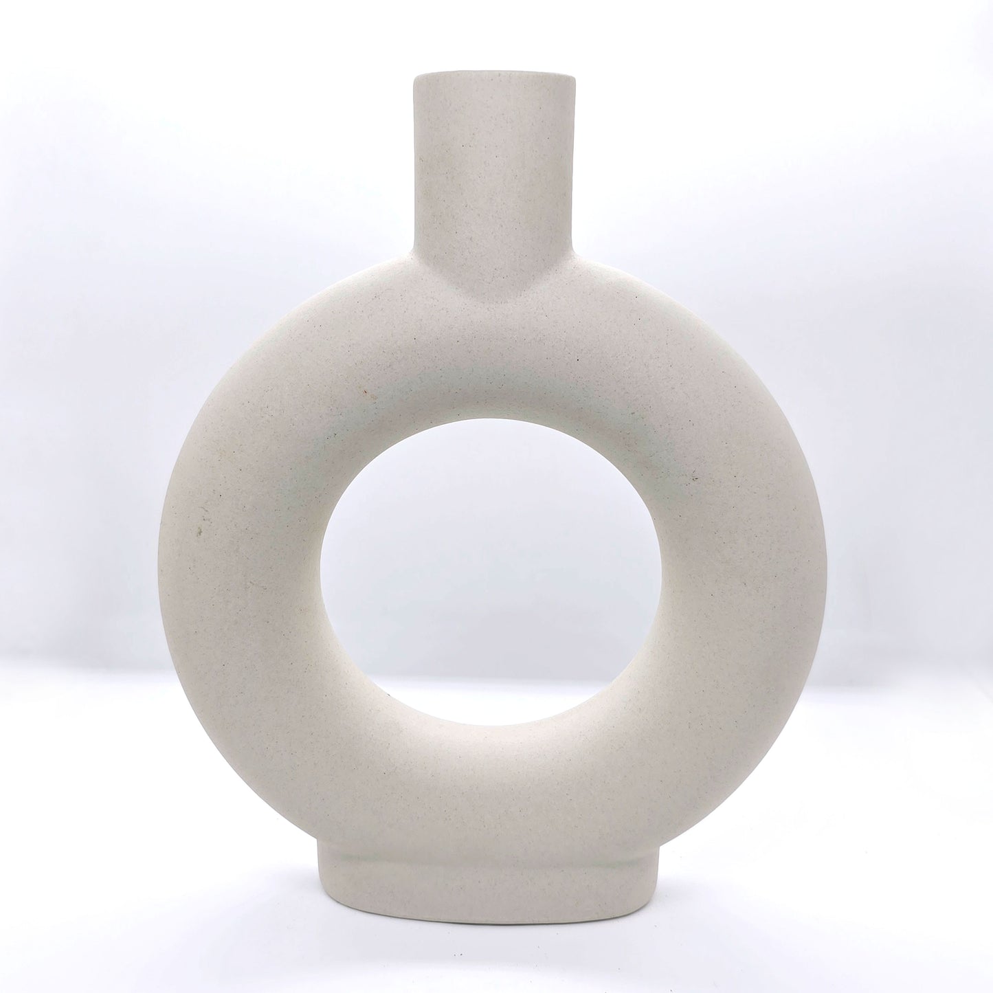 Nordic Circular Hollow Ceramic Vase #V22