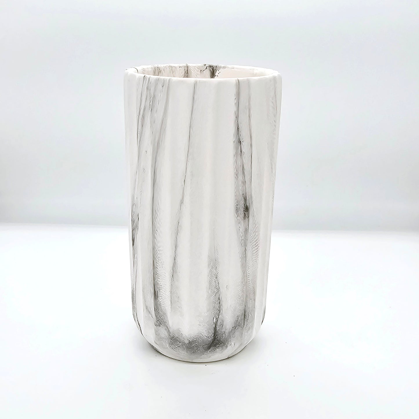 White Marble Ceramic Vase #V30