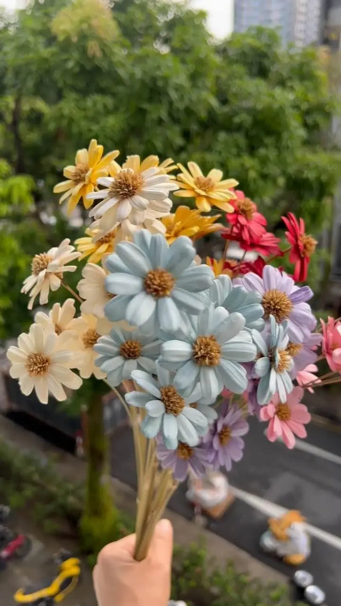 Handmade daisy blooms